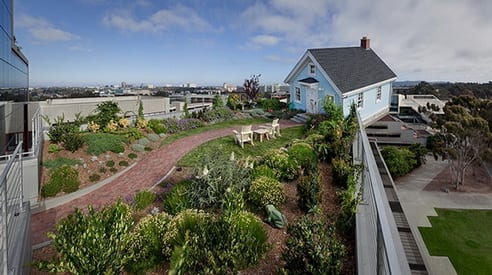 The Fallen Star, la maison en apesanteur à La Jolla