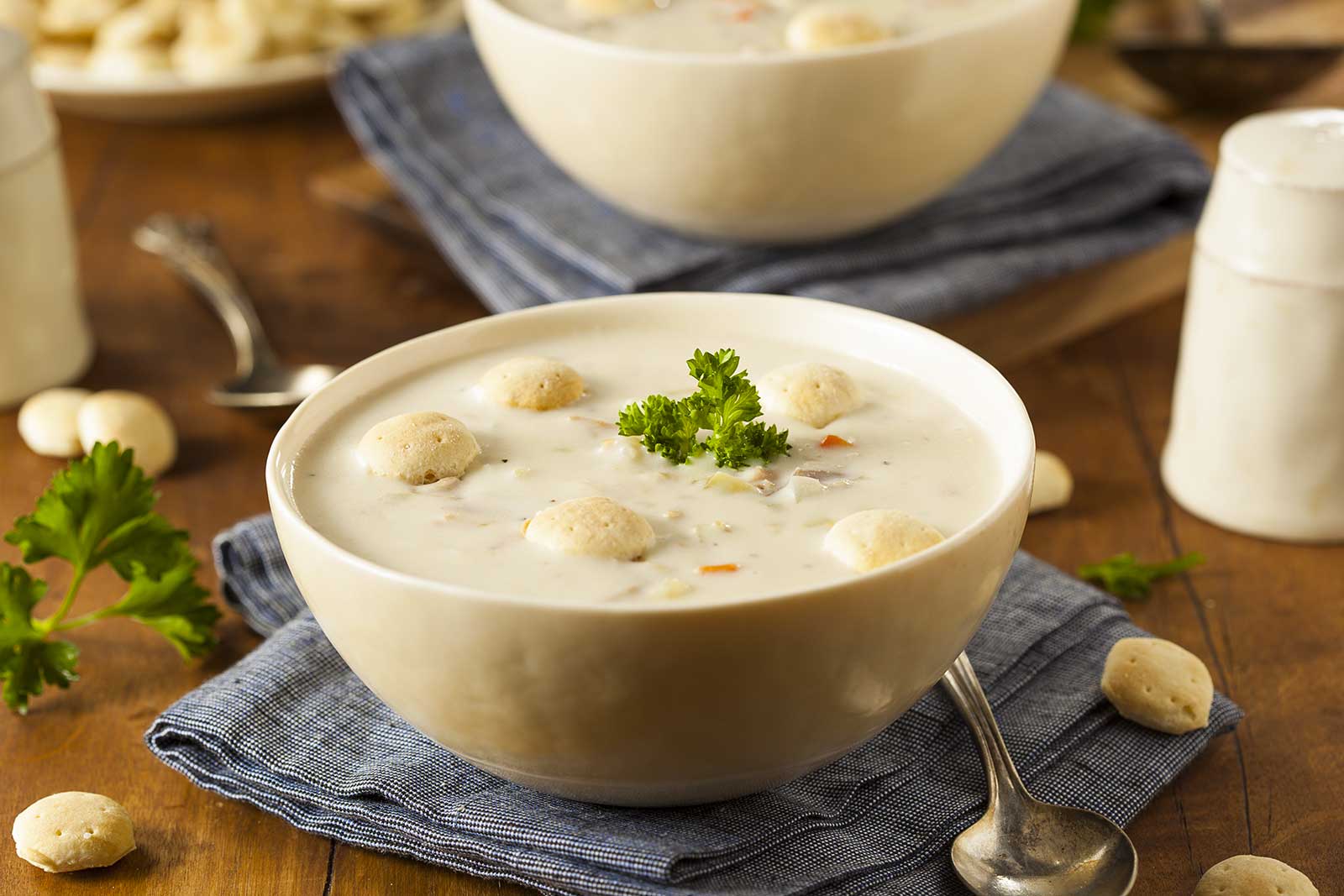 Recette originale de la Clam Chowder Spécialité culinaire Boston