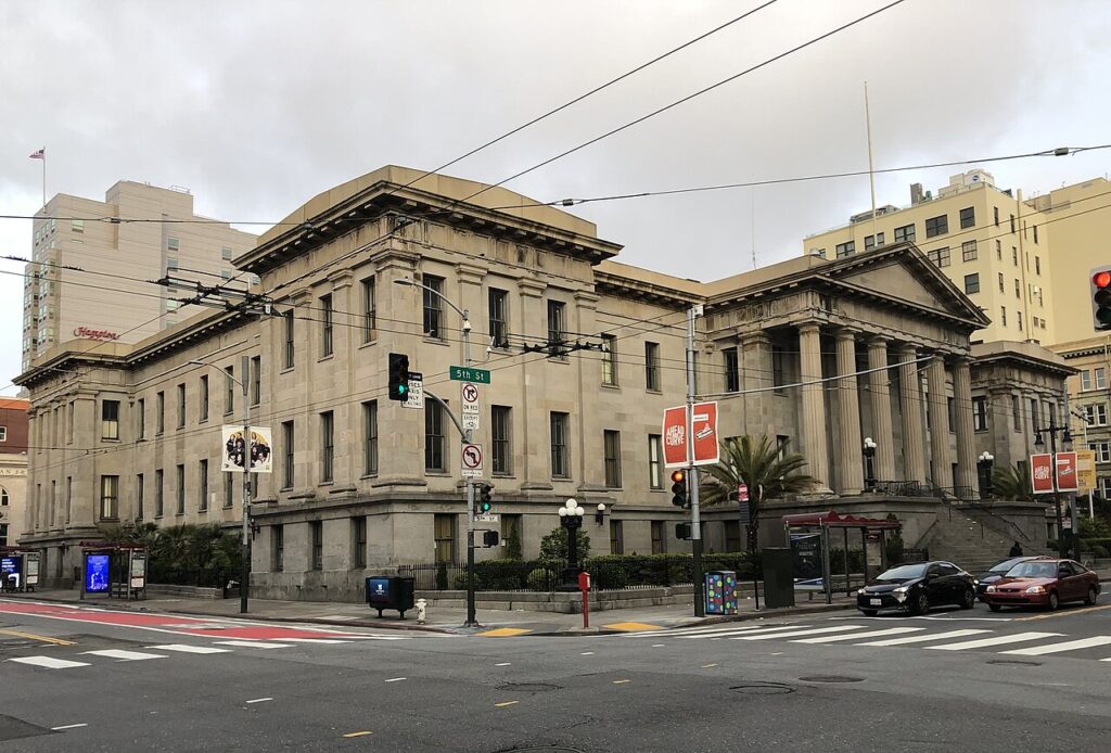 L’Old Mint, ancien hôtel de la Monnaie de San Francisco, sur 5th Street